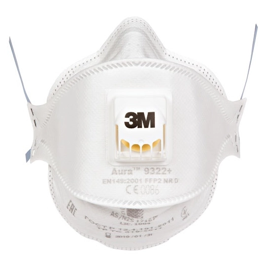 masque aura ffp2 valve lot de 5 - gpi 3m bricolage et batiment
