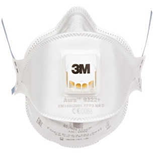 masque aura ffp2 valve lot de 5 - gpi 3m bricolage et batiment