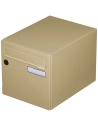 boite aux lettres normalisee 1 porte exterieur acier beige - wsab logistique