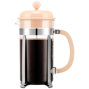 cafetiere a piston 8 tasses creme & inox - bodum