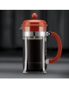cafetiere a piston 8 tasses rouge & inox - bodum