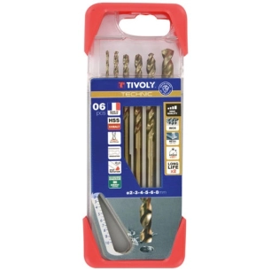 forets mã©taux hsse cobalt 5 gradues slr coffret de 6 - tivoly