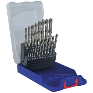 forets metaux hss tailles meules pointe croix coffret de 19 - tivoly