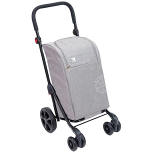 poussette 4 roues 43 l quatroll isotherme gris - sidebag sn