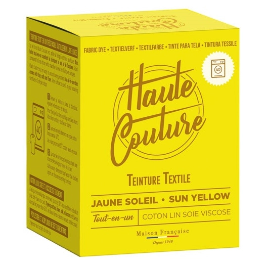 teinture textile haute couture jaune soleil 350 g - lightning developpement