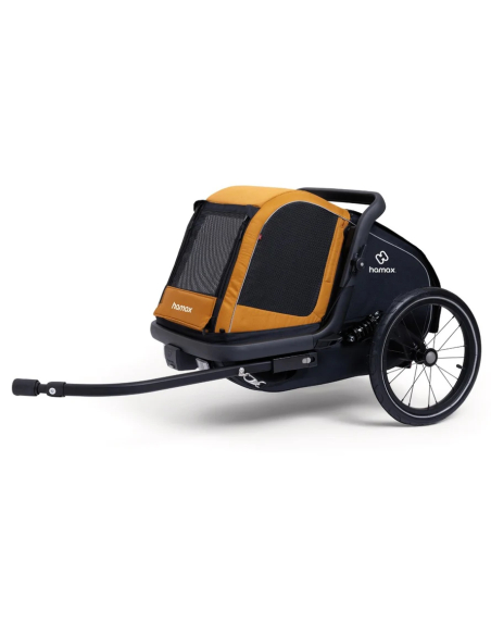 Remorque Vélo pour Chien Milou S Confort et Sécurité - HAMAX