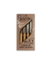 coffret 4 couteaux le coq ã  table chemin de saint-jacques - chãªne - french touch arts ld