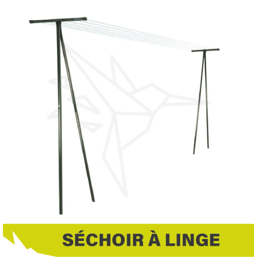 Étendoir Extérieur Filiac Gris Séchage extérieur robuste et discret - FILIAC