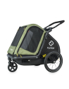Remorque vélo pour chien Pluto M avec suspension et châssis pliable - HAMAX
