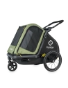 Remorque vélo pour chien Pluto M avec suspension et châssis pliable - HAMAX
