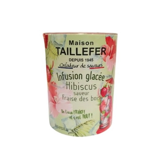 infusion glacee hibiscus rouge. saveur fraise des bois 100g - le temps des cerises ld