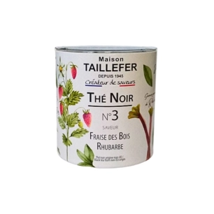 thã‰ noir. fraise des bois. rhubarbe 60g - nâ°3 - le temps des cerises ld