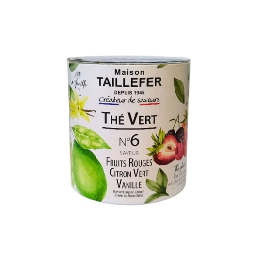 thã‰ vert. fruits rouges. citron vert vanille 60g - nâ°6 - le temps des cerises ld