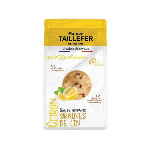 sablã‰s citron et graines de lin 97g - le temps des cerises ld