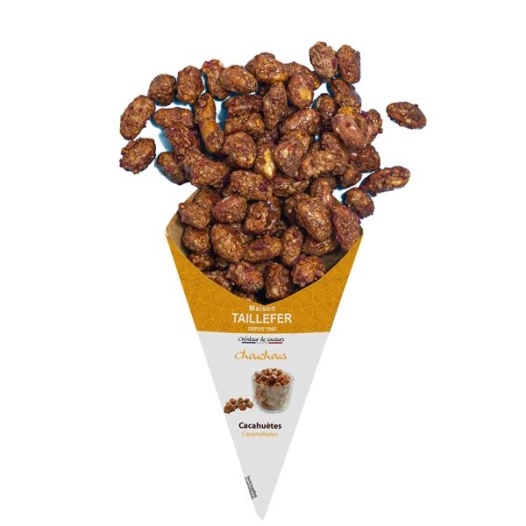 cornet chouchou 220g cacahuãˆte caramã‰lisã‰e - le temps des cerises ld