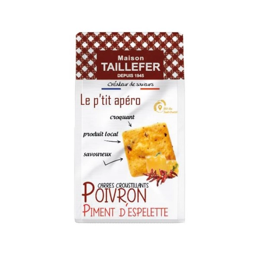 carre croustillant poivron piment dâ€™espelette 97g - le temps des cerises ld