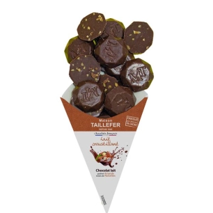 chocolat lait croustillant cornet 130g - le temps des cerises ld