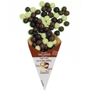billes de cã‰rã‰ales enrobã‰es aux trois chocolats cornet 140g - le temps des cerises ld