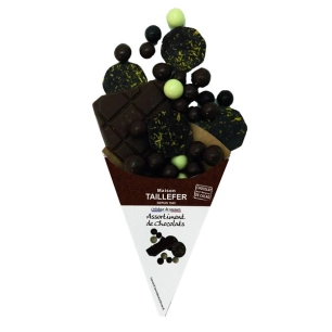 assortiment de chocolats cornet 130g - le temps des cerises ld
