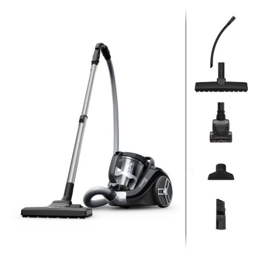 aspirateur sans sac rowenta compact power xxl total clean - 900 w max - bac 2,5 l - filtration 3 niv. - rayon 8,8 m - 75 - gpe s
