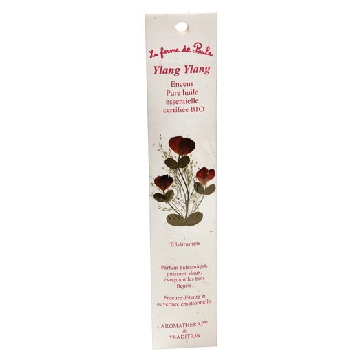 encens indien ylang ylang bio x 10 - ecodis