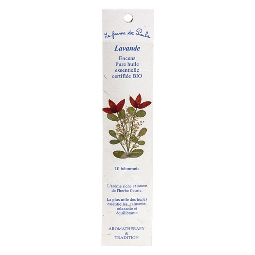 encens indien lavande bio x 10 - ecodis