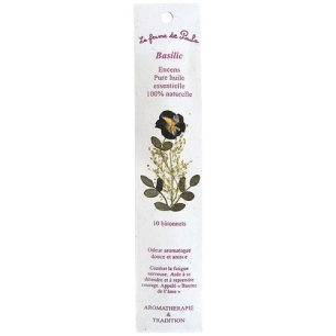 encens indien basilic bio x 10 - ecodis