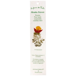 encens indien menthe poivree bio x 10 - ecodis