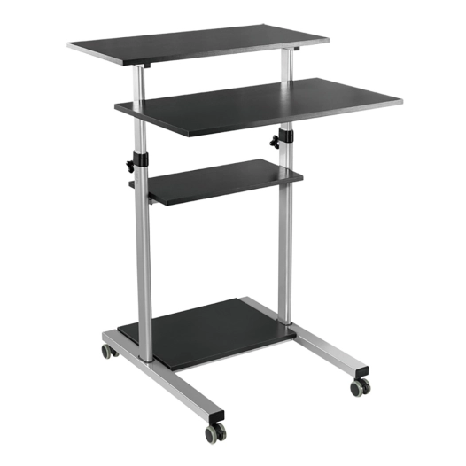 chariot de poste de travail mobile, jusqu'à 60 kg, 700 x 400 x 820-1260 mm