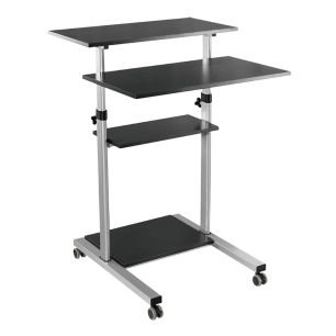 chariot de poste de travail mobile, jusqu'à 60 kg, 700 x 400 x 820-1260 mm