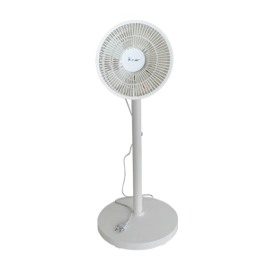 ventilateur sur pied, réglable, 50 w, ø 23 cm, blanc, 23 x 23 x 82 cm