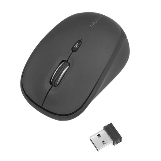 souris ergonomique, sans fil, 2,4 ghz, 1600 dpi, noir