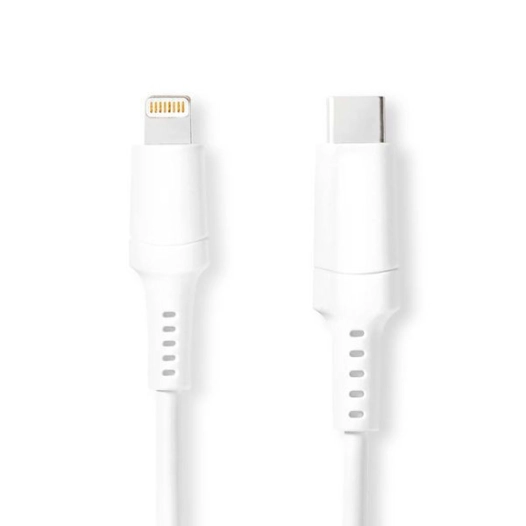 nedis lightning câble usb c | apple lightning à 8 broches | usb-c™ mâle | 48 * - nedis