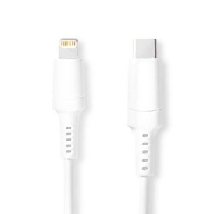 nedis lightning câble usb c | apple lightning à 8 broches | usb-c™ mâle | 48 * - nedis
