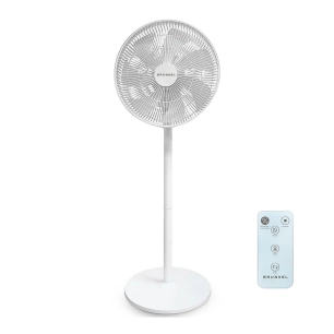 ventilateur sur pied ultra-silencieux fs-14 pr 30 w ø35 cm, blanc, 38 x 38 x 111 cm