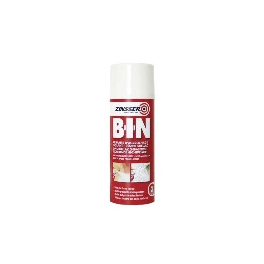 primaire d'accrochage ultra isolant zinsser bin blanc aérosol 400ml - rust-oleum