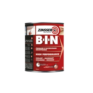 primaire d'accrochage ultra isolant zinsser bin blanc 1l - rust-oleum