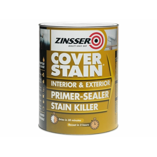 primaire zinsser cover stain blanc 1l - rust-oleum
