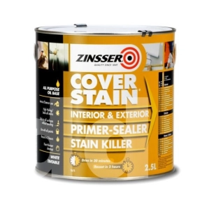 primaire zinsser cover stain blanc 2,5l - rust-oleum