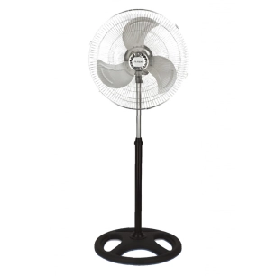 ventilateur 3 en 1 tramontana, 60 w, ø 50 cm, argent et noir, 50 x 49 x 127 cm