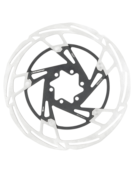 Disque de frein vélo 160mm 6 trous - Refroidissement optimisé - JAGWIRE