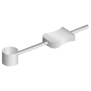 EZ Handle Single End Straddle Wire (10pcs) - Silver