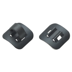 1 Alloy Stick-On Cable Guide (50pcs) - Black