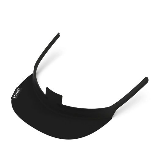 1 Lumos Ultra Visor - Black - Medium / Large