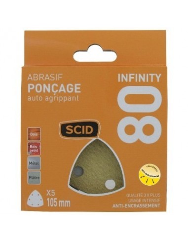 Patin Delta Scid 105 mm Auto-agrippant, 6 trous, durable - Scid