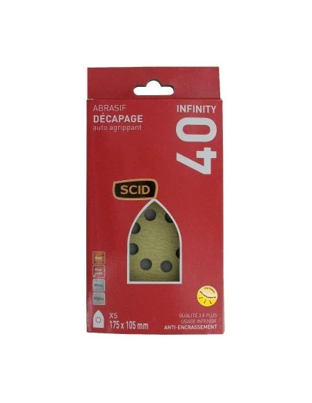 Patin iron auto agrippant 175 x 105 mm 40 5