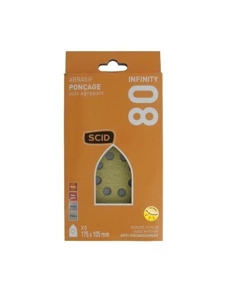 Patin iron auto agrippant 175 x 105 mm 80 5