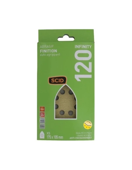 Patin iron auto agrippant 175 x 105 mm 120 5