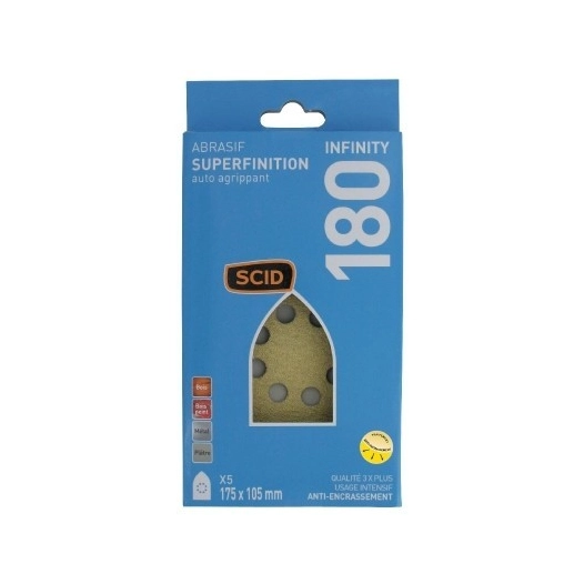 Patin iron auto agrippant 175 x 105 mm 180 5