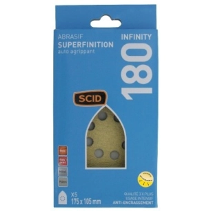 Patin iron auto agrippant 175 x 105 mm 180 5